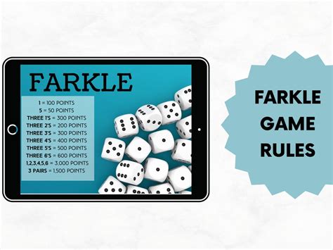 Farkle Rules Overview