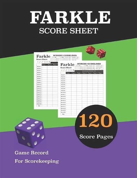 Farkle Scoring Guide