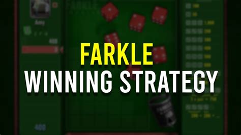 Farkle winning