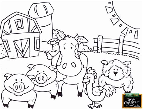 Farm Animal Coloring Pages