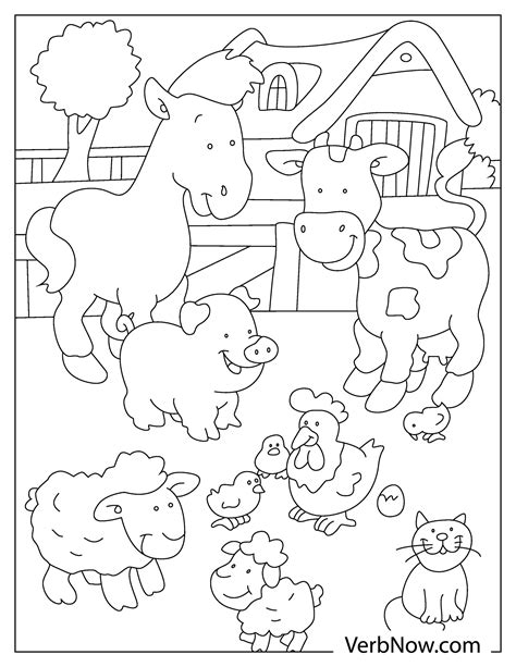 Farm Animals Coloring