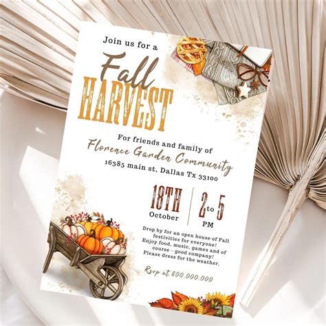 Farm Harvest Invitations