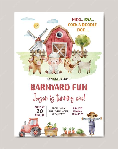 Farm Style Invitations