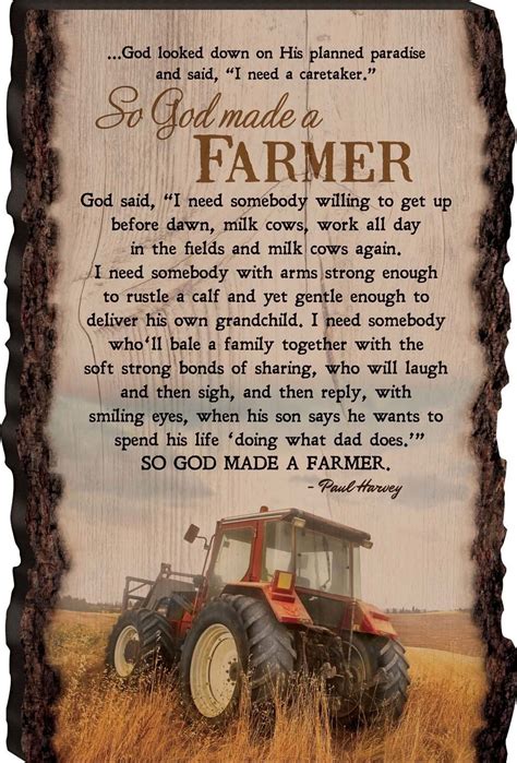 Printable farmer poem