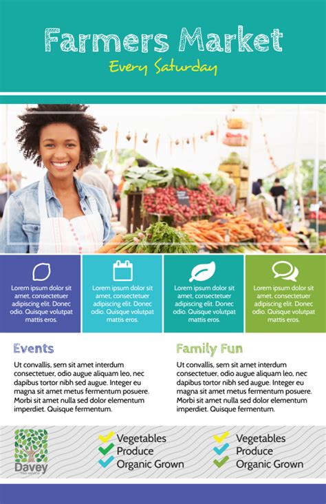 Farmers Market Flyer Template Example 4