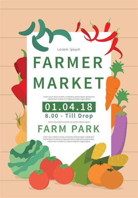 Farmers Market Flyer Template Example 5