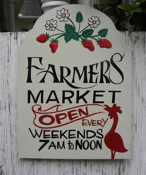 Farmers market signs printable