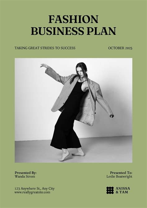 Fashion Business Plan Template