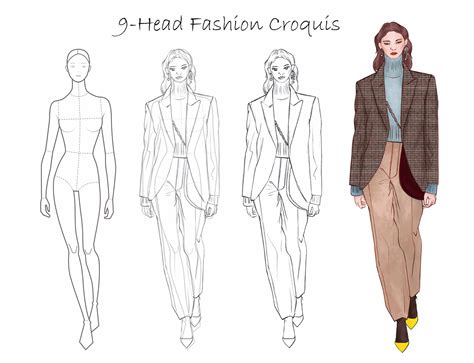 Fashion Design Sketchbook Templates