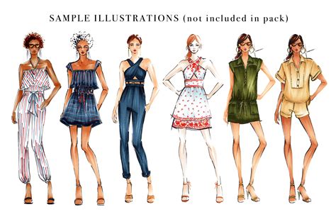 Fashion Design Templates for Adobe Illustrator