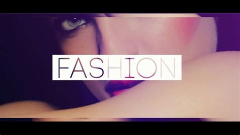 Fashion intro template