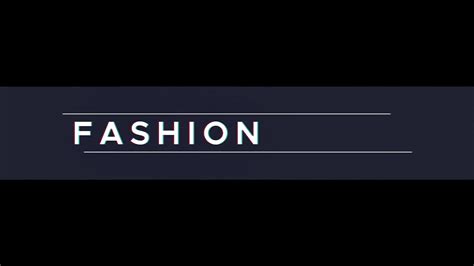 Fashion intro template