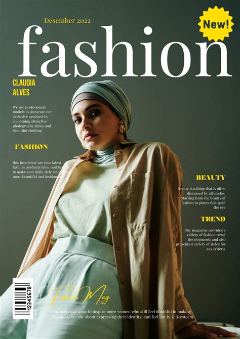 Fashion Magazine Cover Design