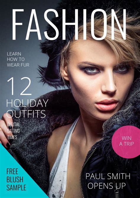 Fashion Magazine Cover Templates