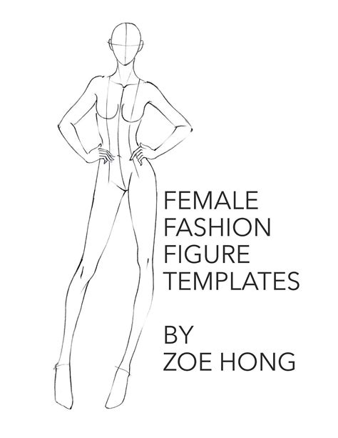 Fashion Model Pose Template