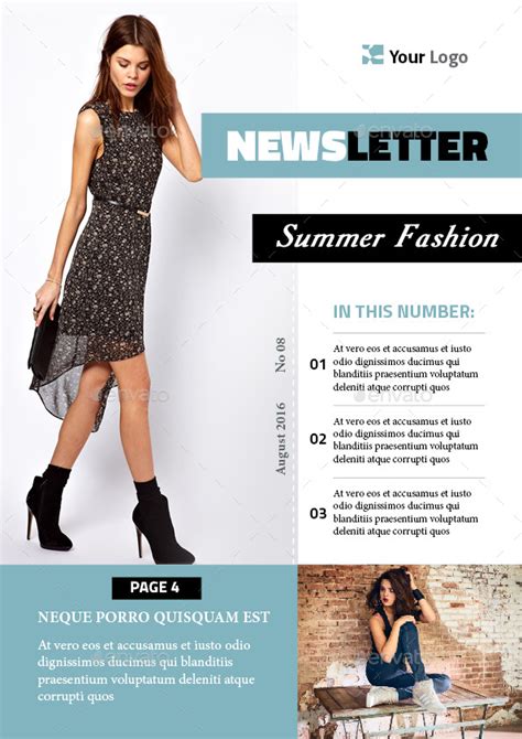 Fashion Newsletter Template