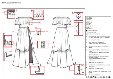 Fashion Tech Pack Template Example 1