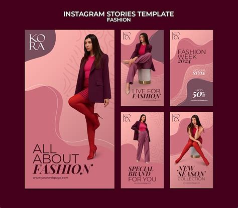 Fashion Template Design Gallery