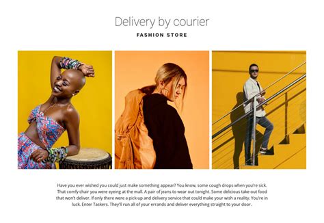 Fashion Website Template Gallery