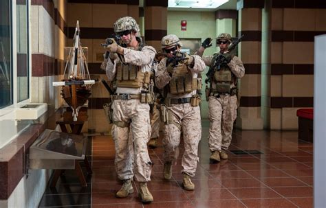 FAST Marines receiving awards