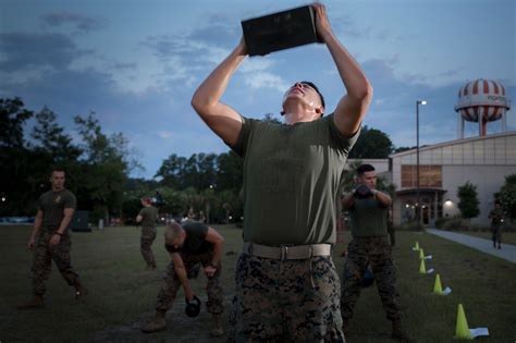 FAST Marines undergoing physical training