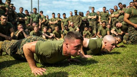 FAST Marines undergoing physical training