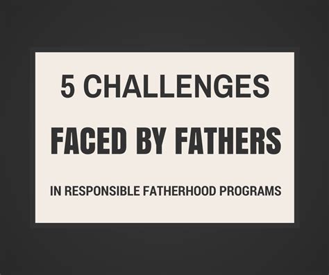 Fatherhood Challenges