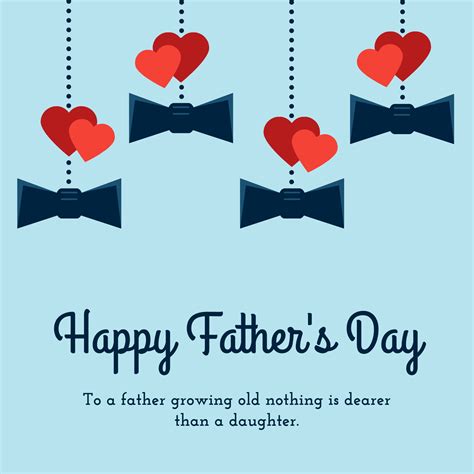 Father's Day card template in Photoshop