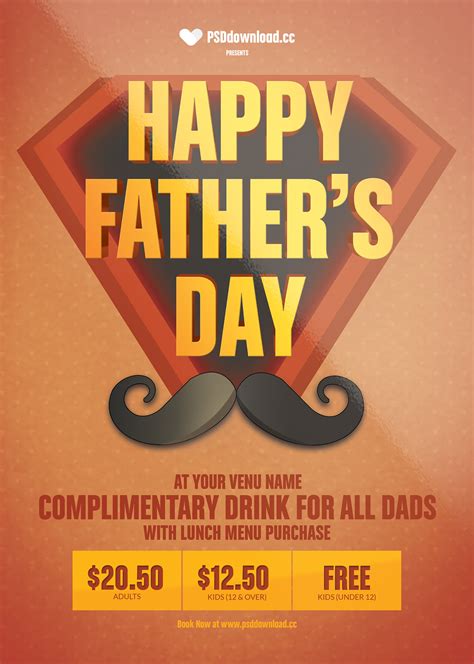 Father's Day Flyer Examples