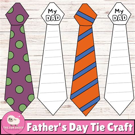 Fathers Day Tie Crafts