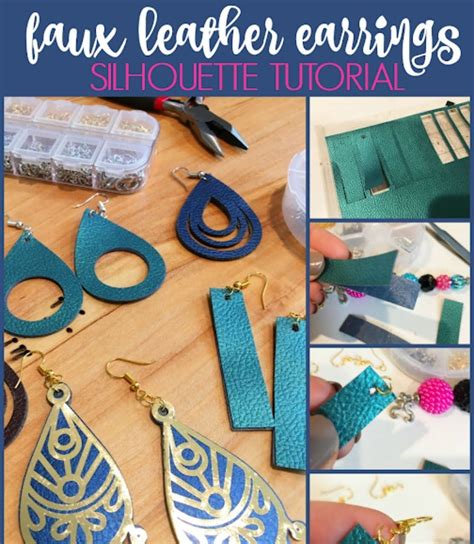 Faux Leather Earrings Patterns