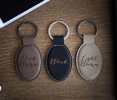 Faux Leather Keychain Inspiration