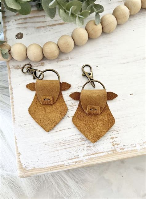 Faux Leather Keychain Patterns