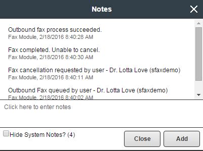 Fax Cancellation Process