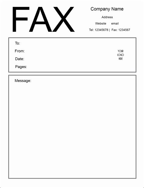 Fax Cover Letter Template 8