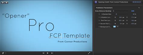 FCP news template customization