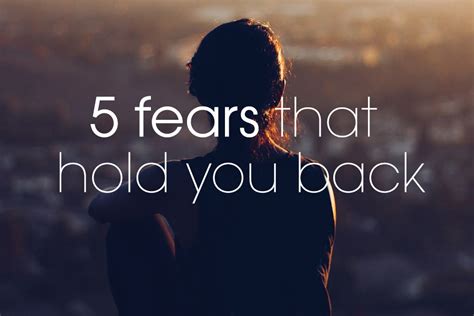 fears that hold you back