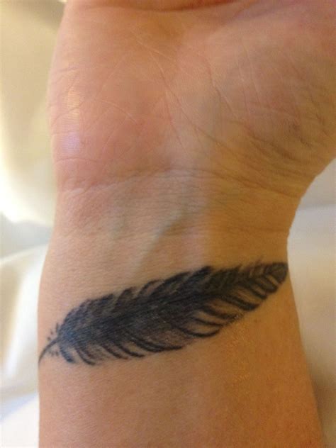 Feather Wrist Tattoo Care