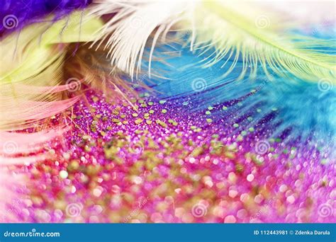 Brazilian Carnival headdress with feathers and glitter