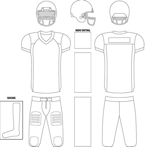 Features of Free Printable Football Jersey Templates