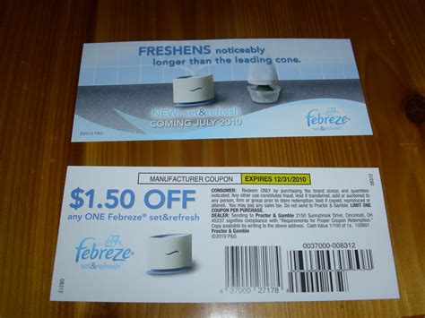 Febreze Coupons