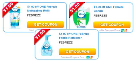 Febreze Coupons Gallery 3