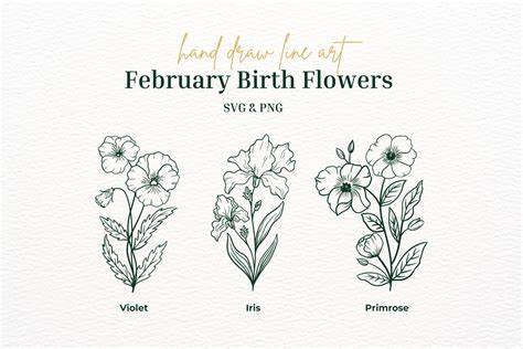 February birth flowers arrangement