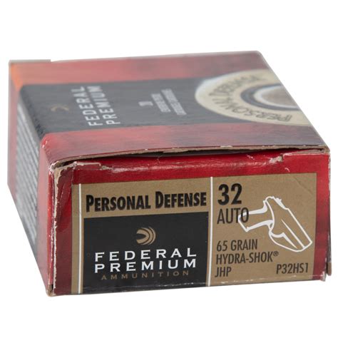 Federal Personal Defense.32 Auto ammunition