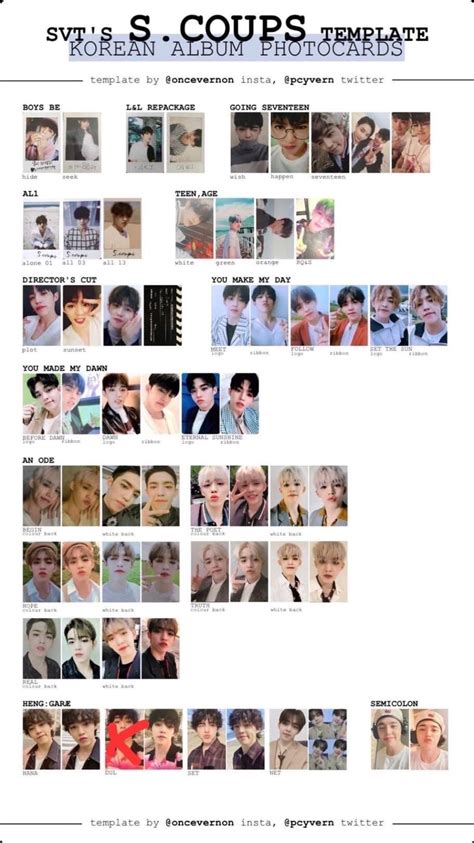 Fellow Fans Photocard Template Collaboration