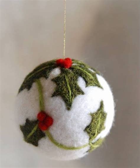 Felt Ball Ornaments