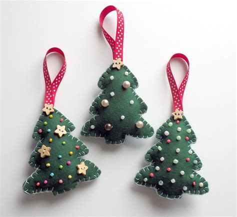 Felt Christmas Tree Ornament Pattern