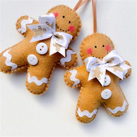 Felt Gingerbread Man Ornament 2