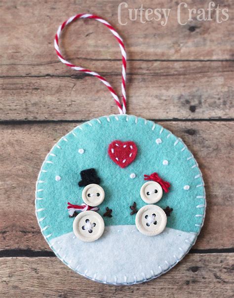 Felt Ornaments for Kids