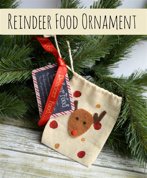 Felt Reindeer Food Ornament